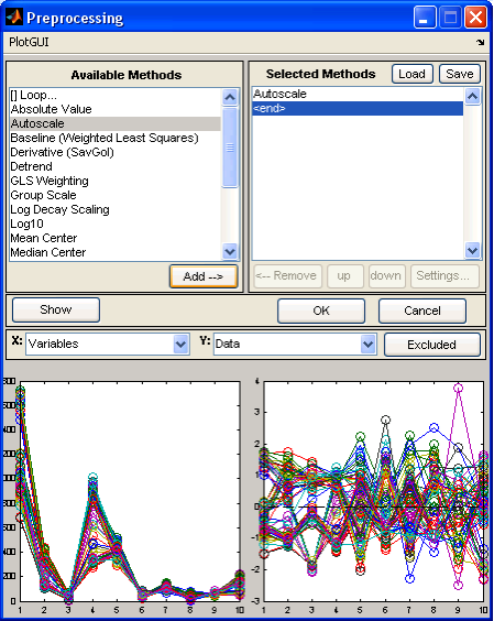 Preprocessing GUI