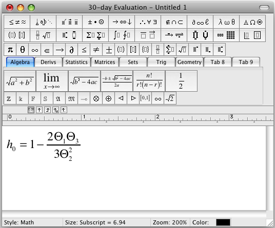 MathType Editor