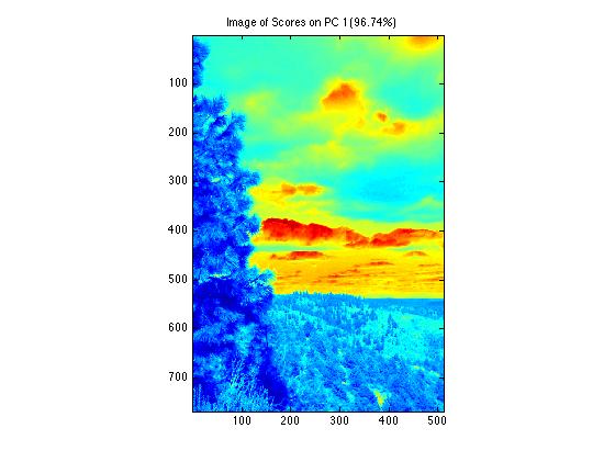 Scores Plot on Image