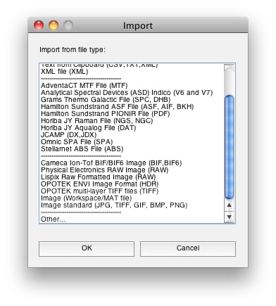 Import Data List Box